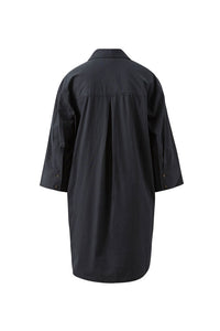 Anna Shirt Dress - Black