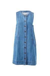 Suki Shift Dress - Fresh Indigo