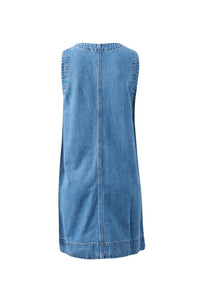 Suki Shift Dress - Fresh Indigo
