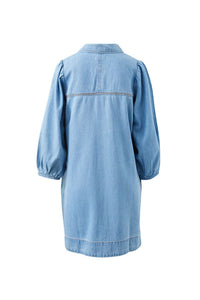 Lenny Mini Dress - Vintage Blue