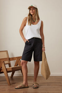 Bronte Short - Washed Black