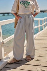 Mim Pleat Pant - China Blue