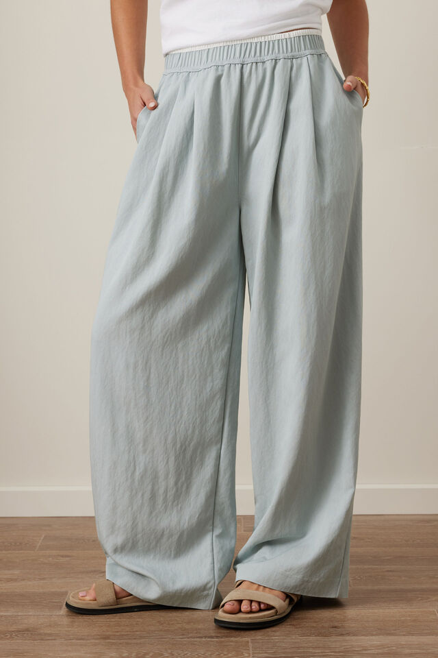 Mim Pleat Pant - China Blue