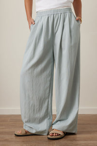 Mim Pleat Pant - China Blue