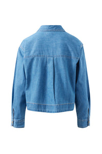 Elle Essential Shirt - Vintage Blue