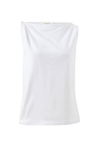 Tahlia Twist Strap Tank - White