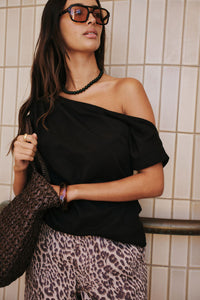 Gabi Ss Top - Black