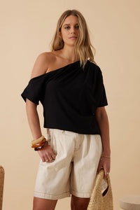 Gabi Ss Top - Black