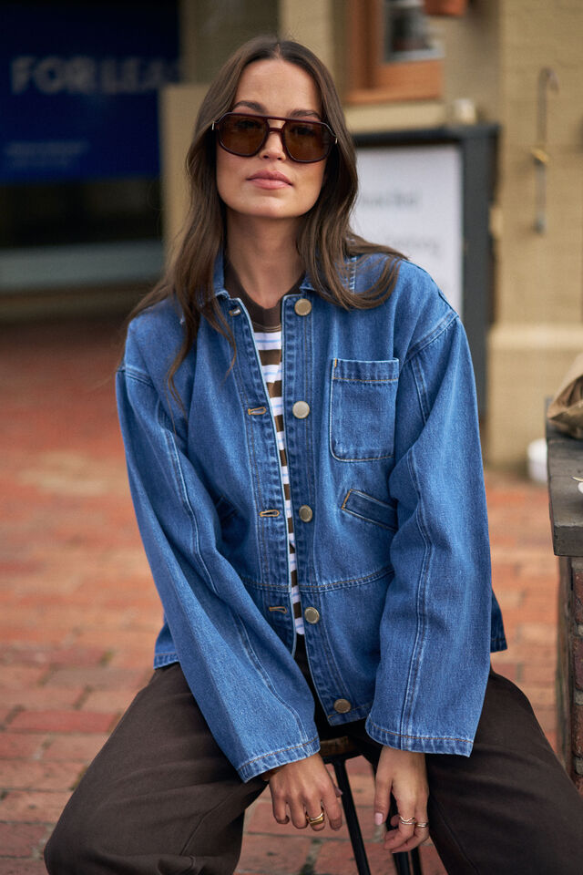 Ziggy Shacket - Fresh Indigo