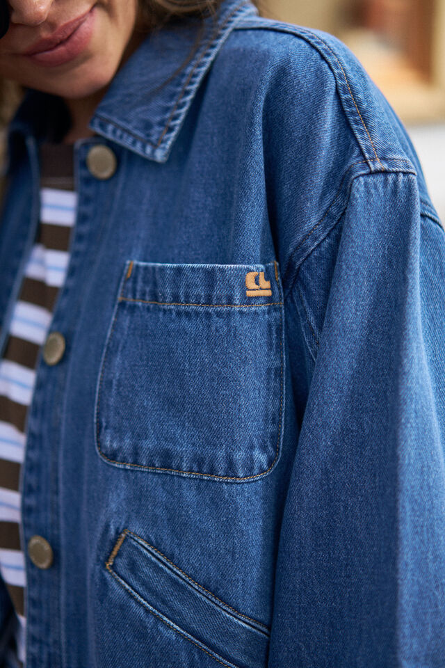 Ziggy Shacket - Fresh Indigo