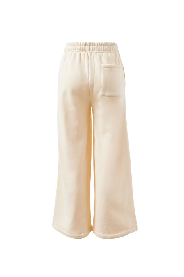 Ivy Wide Leg Trackpant - Marshmellow