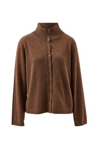 Penny Knit Cardi - Choc Marle