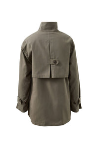 Estelle Funnel Neck Jacket - Moss