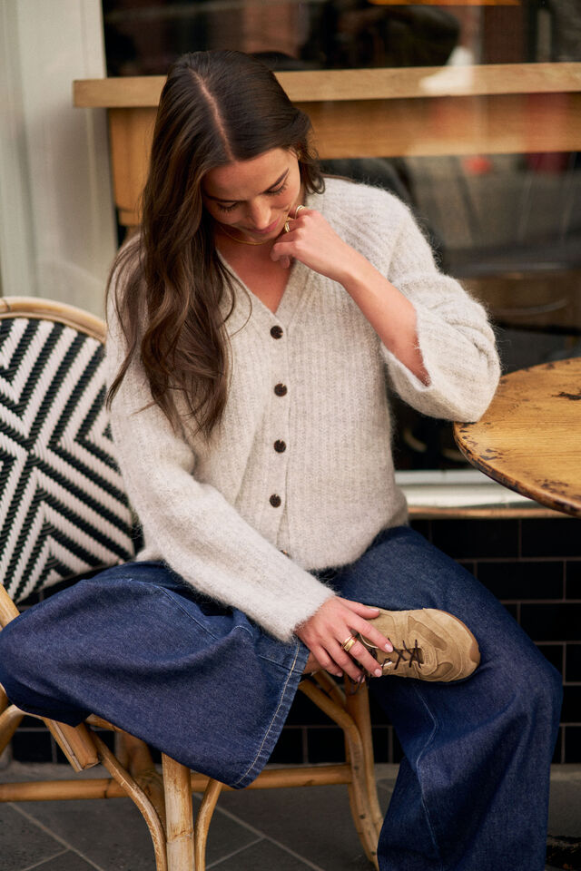 Birdie Lofty Cardi - Silver Marle