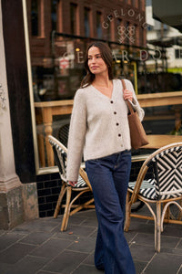 Birdie Lofty Cardi - Silver Marle