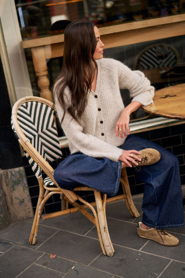 Birdie Lofty Cardi - Silver Marle