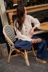 Birdie Lofty Cardi - Silver Marle