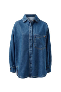Gwynne Shirt - Fresh Indigo