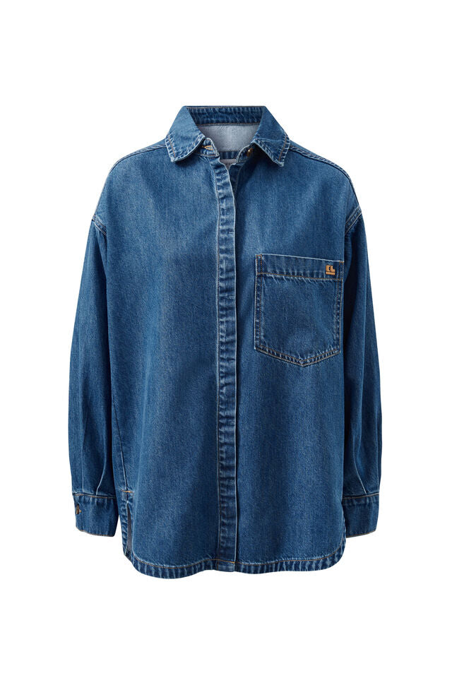Gwynne Shirt - Fresh Indigo