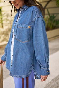 Gwynne Shirt - Fresh Indigo