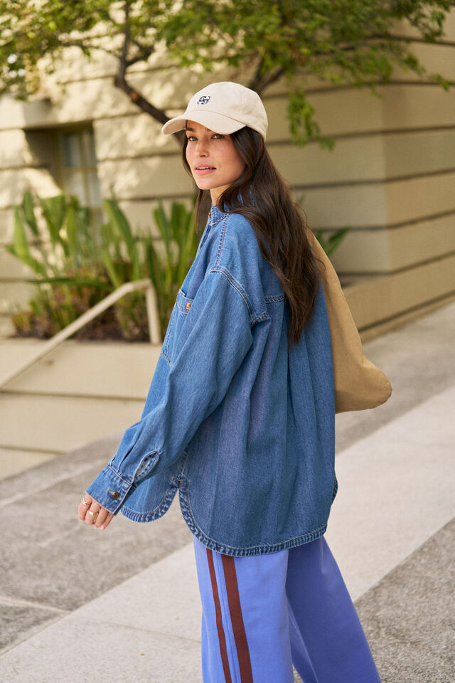 Gwynne Shirt - Fresh Indigo