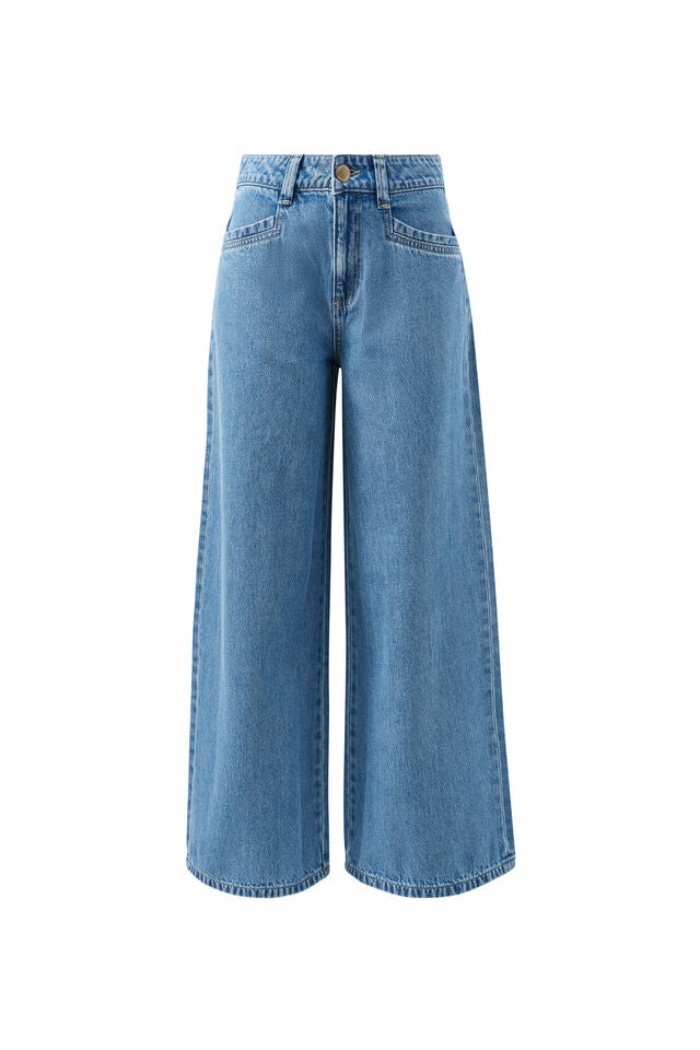 Reese Wide Jean - Vintage Blue