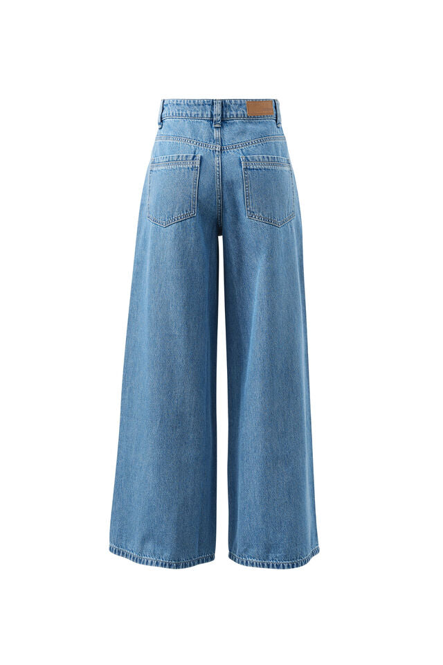 Reese Wide Jean - Vintage Blue