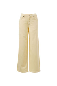 Willow Soft Wide Leg Jean - Butter
