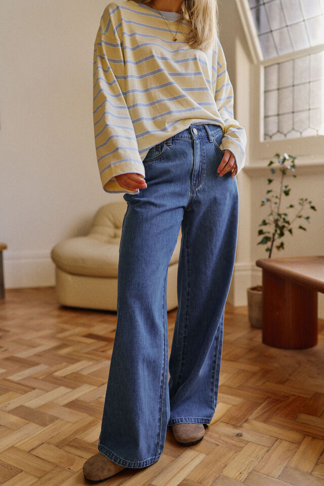 Willow Soft Wide Leg Jean - Fresh Indigo