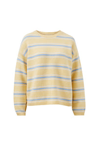 Clem Knit Pullover - Butter Stripe