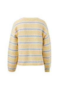 Clem Knit Pullover - Butter Stripe