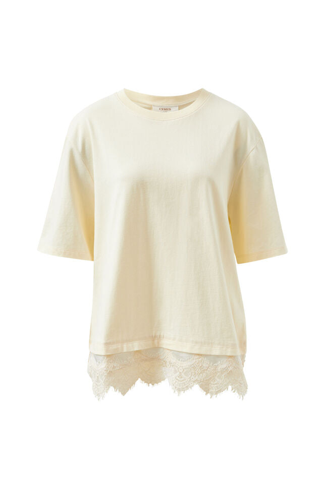 Lacey Tee - Marshmallow