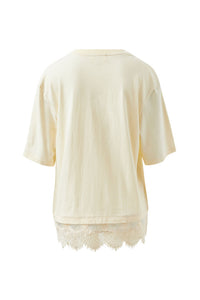 Lacey Tee - Marshmallow