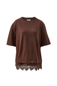 Lacey Tee - Chocolate