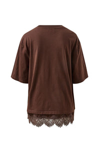 Lacey Tee - Chocolate