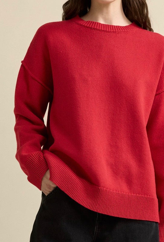 The Everyday Red Knit