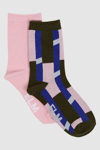 TWO PACK ANKLE SOCKS - AXIS