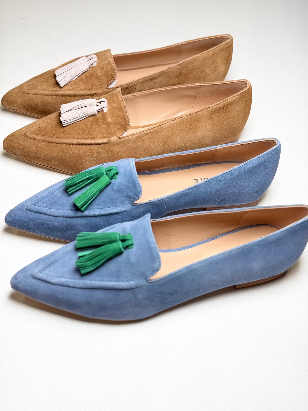 Luna Sole Palace - Cobalt/Emerald Suede