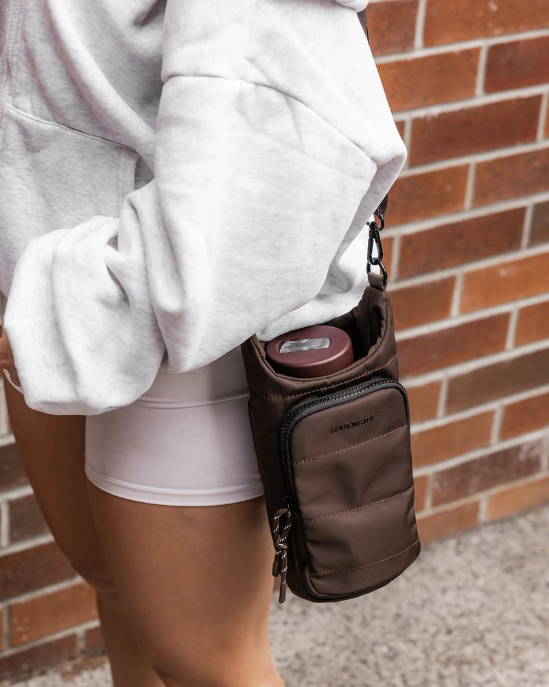 Miami Water Bottle Bag - Chocolate