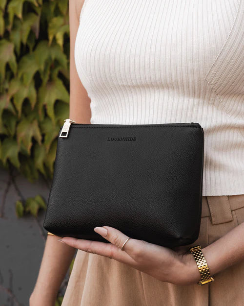 Monaco Everyday Pouch Set - Black