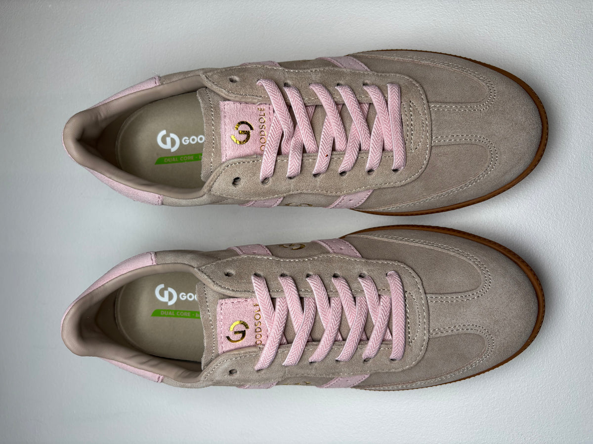 Goodsole 2001 Parallel - Tropical Taupe/Pink Suede