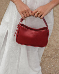 Ivy Shoulder Bag - Cherry