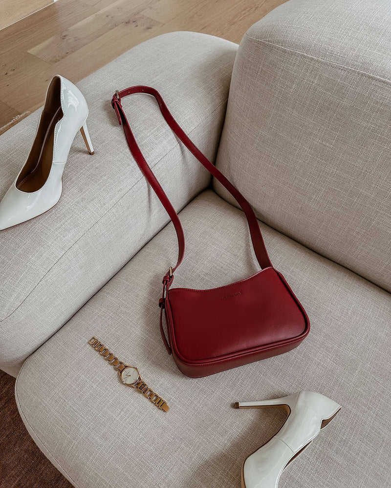 Ivy Shoulder Bag - Cherry