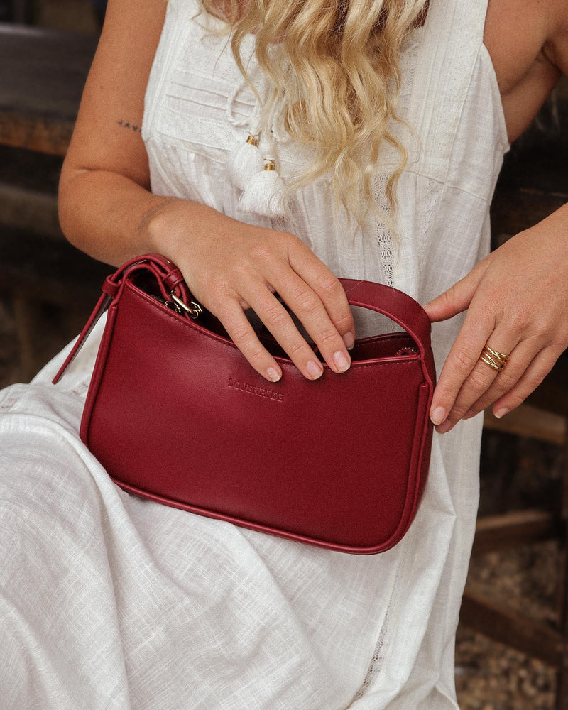 Ivy Shoulder Bag - Cherry