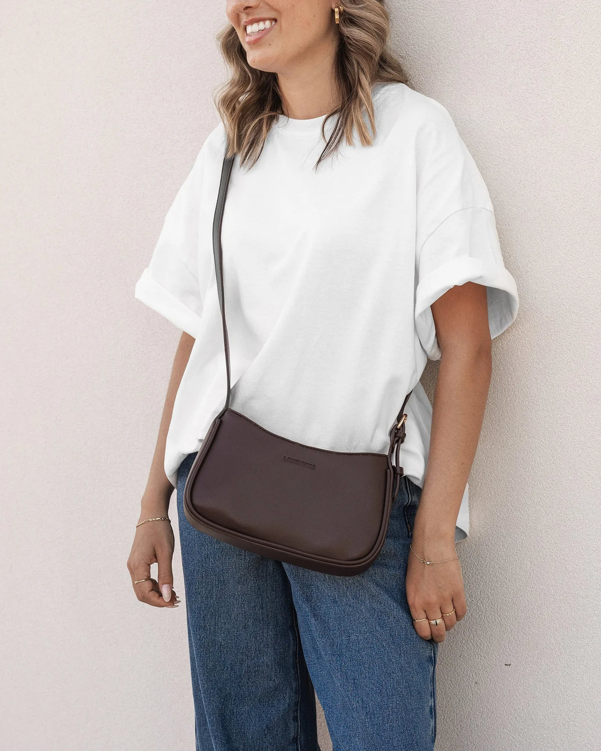 Ivy Shoulder Bag - Chocolate