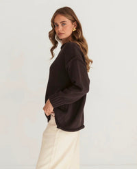 Antonia Knit Jumper - Chocolate