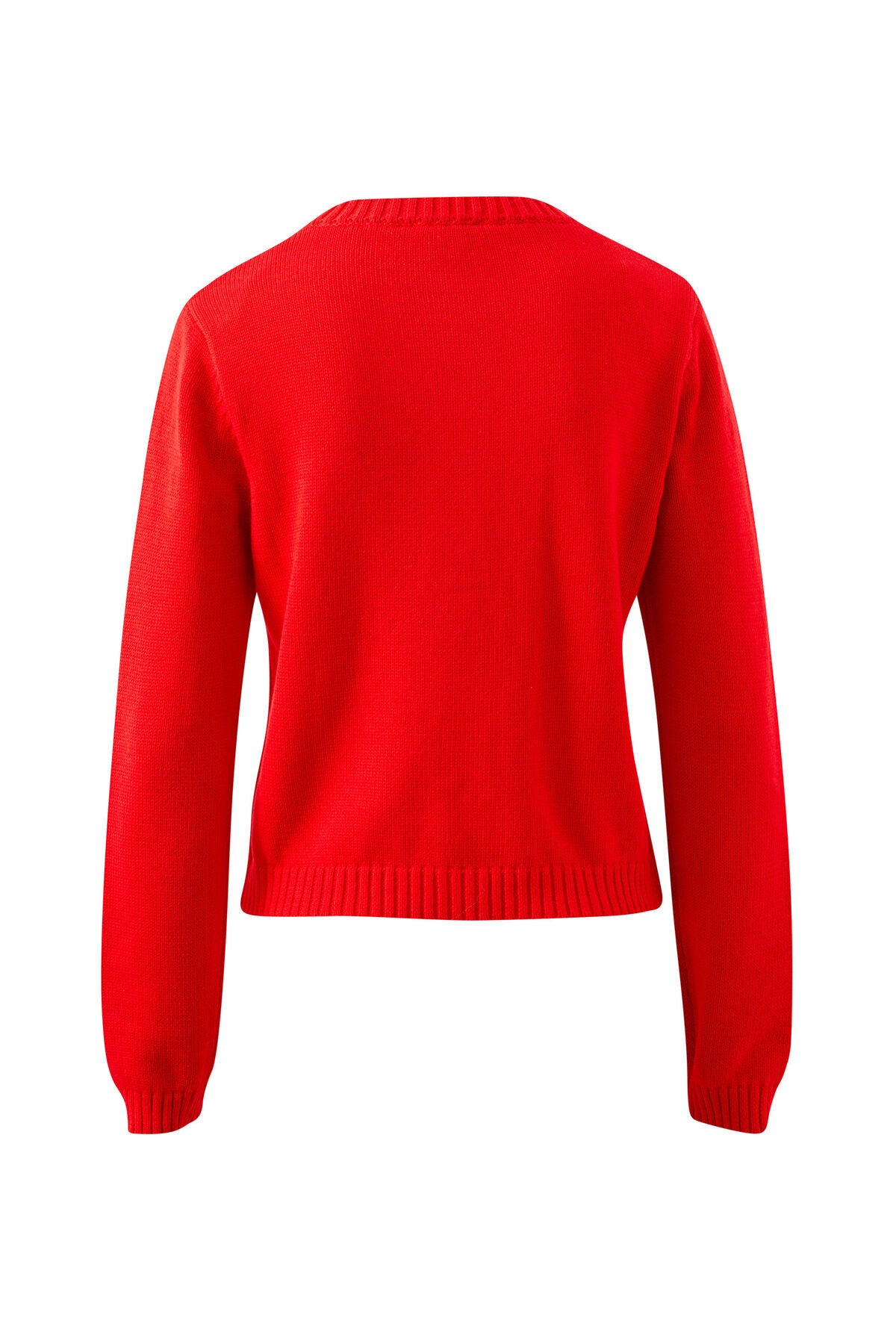 Nelly Long Sleeve Knit Cardi -Fiery Red