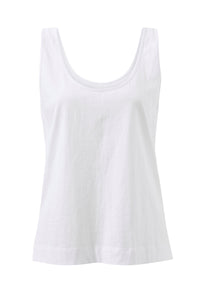 Bloom Slouchy Scoop Tank - White