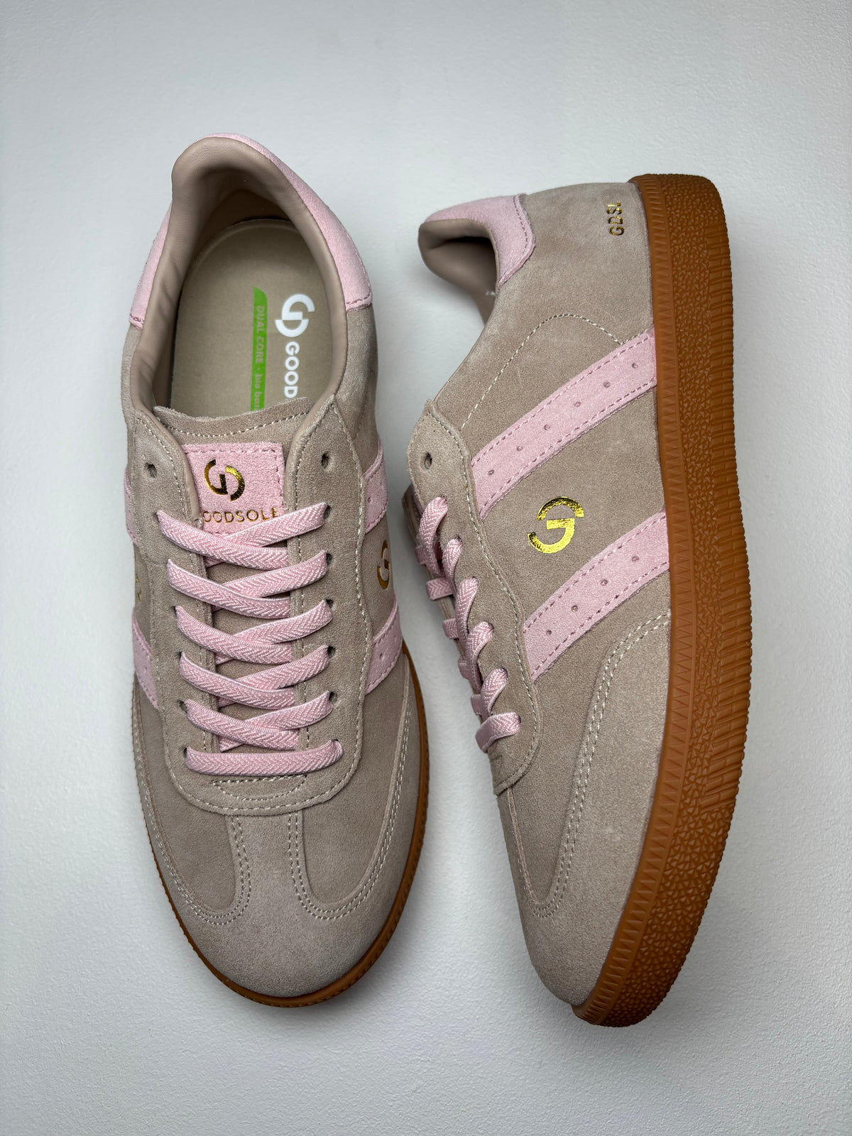 Goodsole 2001 Parallel - Tropical Taupe/Pink Suede