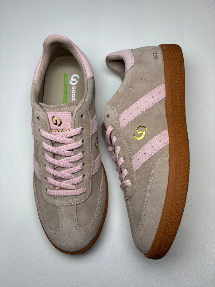 Goodsole 2001 Parallel - Tropical Taupe/Pink Suede